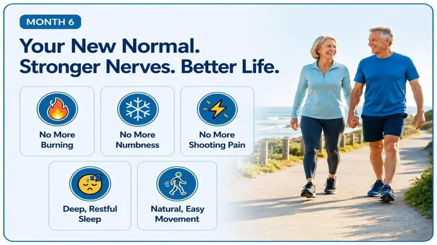 Month 6 — Your New Normal. Stronger Nerves.