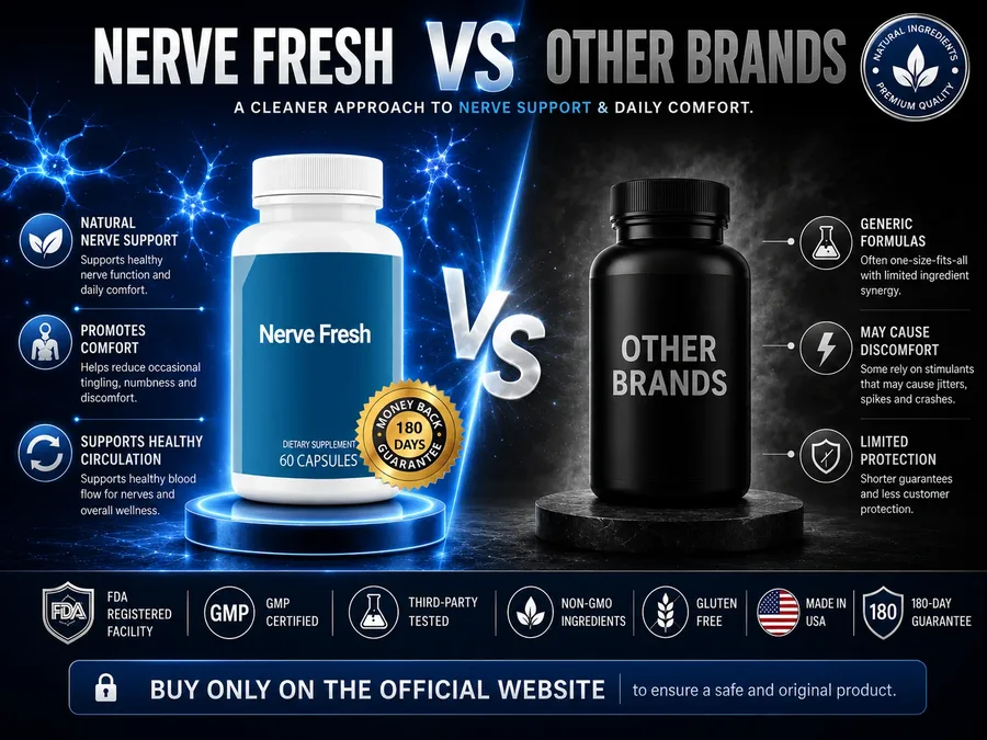 Nerve Fresh vs Other Brands comparison